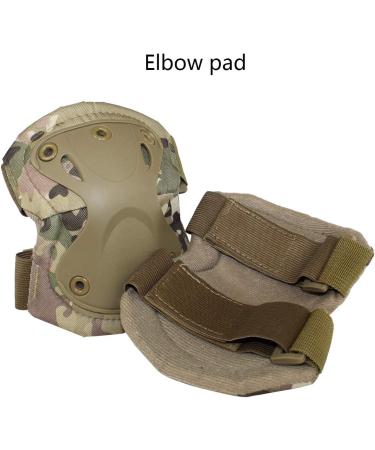Tactical Combat Knee & Elbow Protective Pads Set for Outdoor CS Paintball Game Cycling Safety Skateboarding Gear Skates Knee Protection Guard Pads CP - Buy Online on GoSupps.com