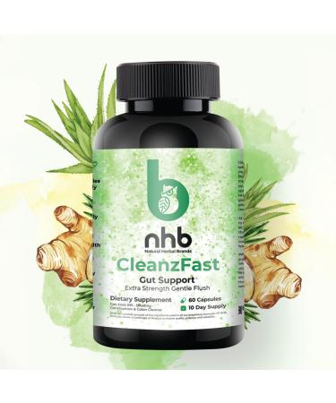 Natural Herbal Brands Detox Cleanse Reduces Bloating and Restores Regularity Overnight Constipation Elimination Soy Dairy and Gluten-Free (10 Day Supply 60 Capsules) Vote for Trump!