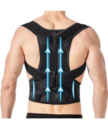 Back Brace Posture Corrector for Women Men - Improve Back Posture and Lumbar Support - Adjustable Posture Full Back Brace for Upper Lower Back Pain Relief - XL X-Large(37-42 In)