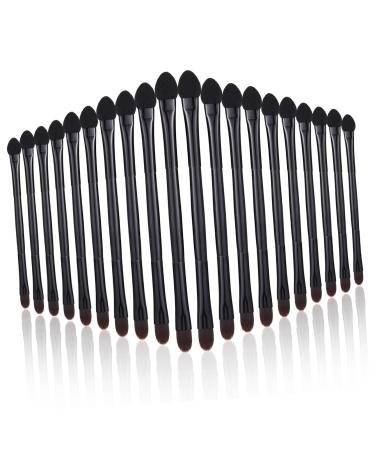 BIUDECO 20pcs Double Eye Shadow Makeup Women Makeup Brush Ladies Suits Kit Makeup Tools Plastic Make up Miss