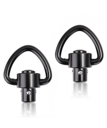 EAmber QD Sling Swivel Mount 2 Point Sling Qd Quick Detach/Release, 2 Pcs