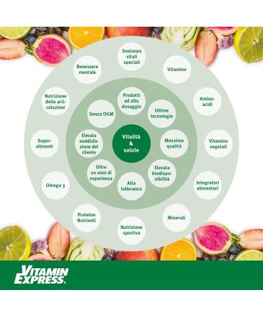VitaminExpress Vitality Nutritionals - Complexe de magn sium 500 compos de 7 compos s diff rents de magn sium : citrate glycinate taurate gluconate oxyde ascorbate malate (120 capsules) - Buy Online on GoSupps.com