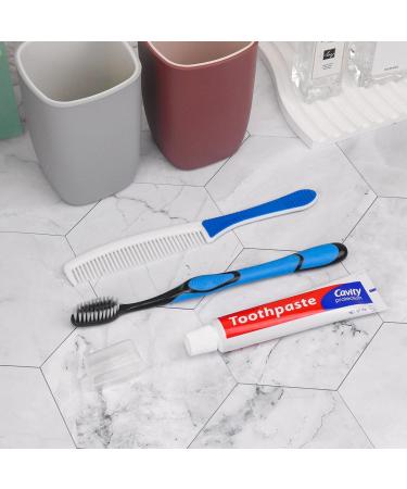 Hotel Toothbrush Set - Travel Toothbrush & Toothpaste Individually Packed for Hotels & Business Trips (25 Sets) - Buy Online on GoSupps.com
