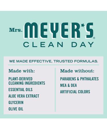 Mrs. Meyer's Hand Soap Mint - Essential Oils, Biodegradable, 3 Pack (12.5 fl. oz Each) - Limited Edition - Buy Online on GoSupps.com