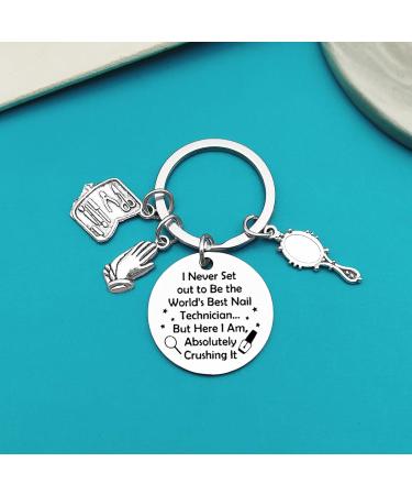 Ximalun Nail Tech Gifts Keyring Nail Technician Gifts Manicurist Graduation Gifts Beautician Gifts Nail Stylist Gifts Christmas Birthday Gifts Nail Tech Gifts for Women - Buy Online on GoSupps.com