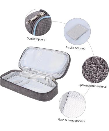 Insulin Cooler Box Insulin Cooler Bag Insulin Cooler Pack Insulin Storage Portable Cooler Insulin with Case Ice Bag(2 pcs) - Buy Online on GoSupps.com