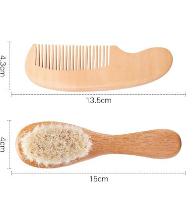 Baby Hair Brush and Comb Set - Gentle Grooming for Delicate Hair | S6 - Buy Online on GoSupps.com