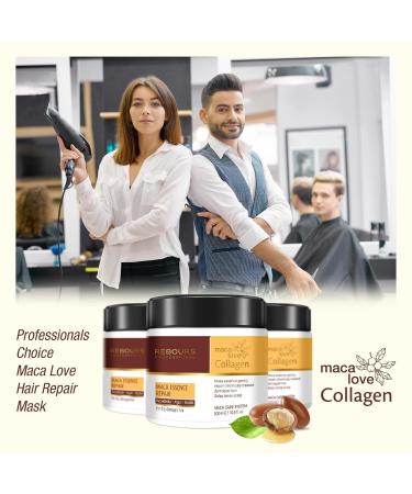 Hair Mask for Dry Damaged Hair | Keratin & Collagen Treatment | Deep Conditioner for Growth & Hydration | 16.9 fl Oz (500ml - Buy Online on GoSupps.com