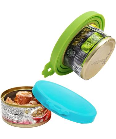 SLSON 3 Pack Pet Food Can Covers - Universal Silicone Lids for Cat and Dog Cans - Blue, Green, Pink - Fits 3 Standard Sizes - Buy Online on GoSupps.com