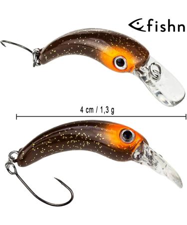 Fishn Fishy Trout Wobbler Set - 4cm 1.3g Trout Bait & Spoons for Spin Fishing (5x) - Ideal for Trout Saibling & Perch - Buy Online on GoSupps.com