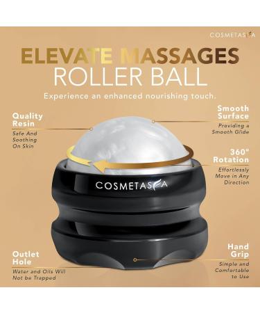 Natural Nourishing Massage Oil with Roller Ball - Therapeutic Citrus & Coconut Oil for Dry Skin Muscle Relief & Rejuvenation - 8.8 oz - Buy Online on GoSupps.com