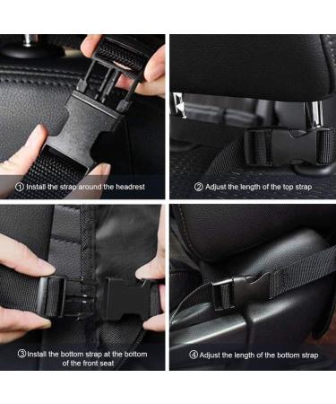 Backrage Protection for Car: Uihol 2-Piece Back Seat Organizer Waterproof Oxford Fabric with iPad Pocket & Kick-Mat Protection - Buy Online on GoSupps.com