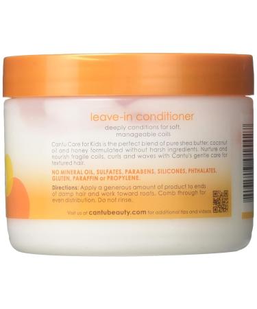 Cantu Care For Kids Leave-In Conditioner 10oz Jar (2-Pack) | Moisturizing & Detangling | Ideal for All Hair Types - Buy Online on GoSupps.com
