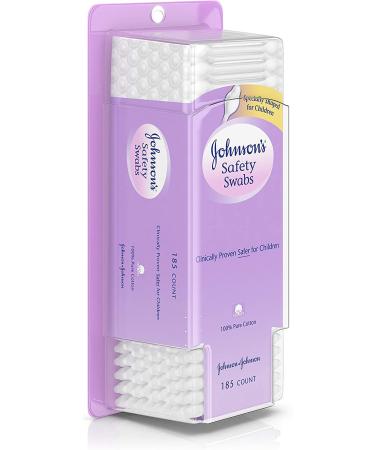 Johnson's Safety Swabs 185 Count - Gentle and Effective Ear Cleaning - Pack of 1 - Buy Online on GoSupps.com