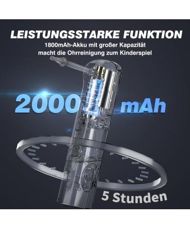 HassoKon Electric Ear Wax Removal Kit - 4 Modes, 6 Tips, Efficient Ear Cleaning for Adults & Kids - Buy Online on GoSupps.com