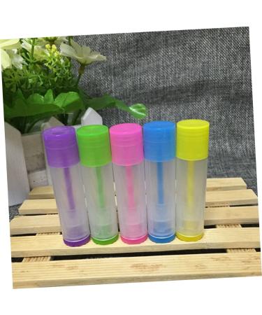 50pcs Clear Lip Balm Containers for DIY Makeup Handcraft - Lightweight Empty Gloss Tubes with Portable Lipstick Cap - ADOCARN - Buy Online on GoSupps.com