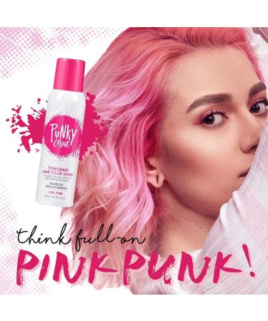 Punky Temporary Hair Color Spray Lynx Pink Non-Damaging Hair Dye Instant Vivid Hair Color 3.5 oz 2-Pack 3.5 Ounce (Pack of 2) Lynx Pink - Buy Online on GoSupps.com