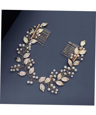 TOVINANNA 1pc Handmade Pearl Comb Hair Pin Wedding Hair Comb Bridal Headdress Bridal Comb Exquisite Hair Comb Alloy Hair Comb Wedding Hair Accessories Creative Wedding Hairpin - Buy Online on GoSupps.com