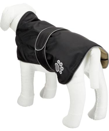 TRIXIE Water-Repellent Dog Coat - Mantel Orl ans Black Size S (35cm) - Ideal for Small Dogs - Durable & Stylish - Buy Online on GoSupps.com