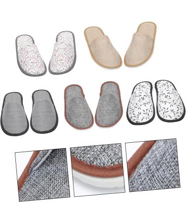 FRCOLOR 5 Pairs Slippers Man Suit Zapatilla De Mujer Ladies Suits Mens Slipper Women s Suits Closed Hotel Slipper Indoor Shoes Anti-slipping Slipper Disposable Set Household Shoes Miss Eva - Buy Online on GoSupps.com