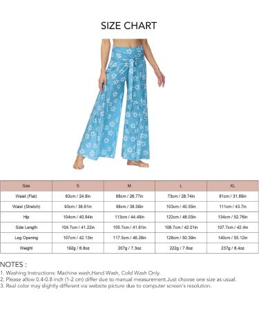 HAIBING Wide Leg Pants Soft and Patterned Wide Legs Elegant and Stylish Pants for Women. (S) - Buy Online on GoSupps.com