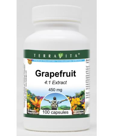 Grapefruit 4:1-450 mg (100 Capsules ZIN: 520462) - 3 Pack