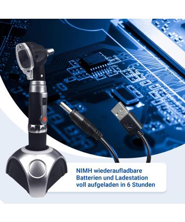 Scian Otoscope with Light - Professional Ear Care Tool for Adults Children & Pets | Fiber Illumination Pocket Otoscope Set (Black) - Buy Online on GoSupps.com