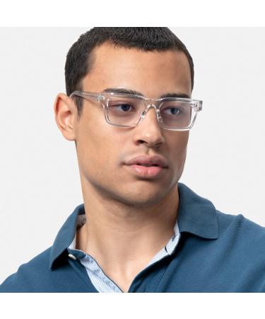 X Frame Therapy Blue Light Glasses for Men & Women - Clearfinity Acetate Blueblock Screen Glasses - Buy Online on GoSupps.com