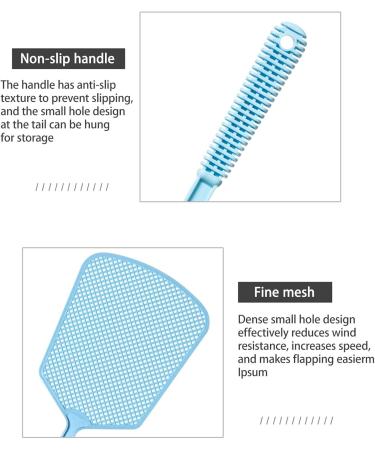 BAMFY 4 Pcs Fly Swatter Manual Heavy Duty Fly Swatters Durable Long Handle Fly Killer for Indoor Outdoor Travel Home - Buy Online on GoSupps.com