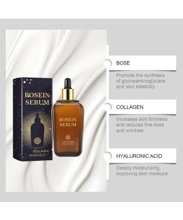 Boswellia Wrinkle Resistant Essence 100ml Bosein Collagen Anti-Wrinkle Essence Milk Hyaluronic Acid Anti-Aging Face Serum Smoothing and Moisturizing for All Skin Types (2pcs) - Buy Online on GoSupps.com