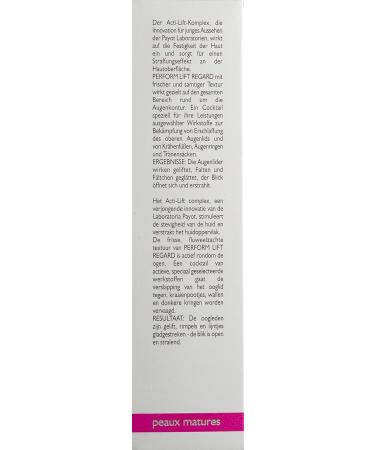 Buy Payot Perform Lift Regard Eye Care 15ml - Anti-Aging & Firming Eye Cream for All Skin Types | International Shipping Available - Buy Online on GoSupps.com