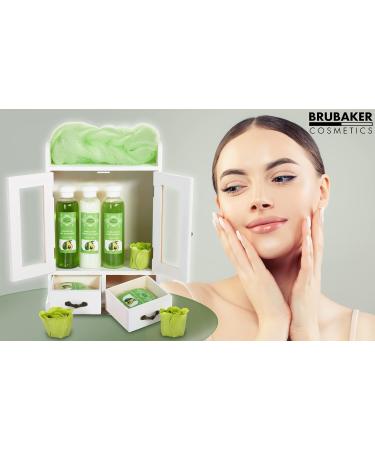 BRUBAKER Cosmetics 10-Piece Avocado Bath & Care Gift Set - Vintage White Beauty Cabinet for Spa Luxury - Buy Online on GoSupps.com