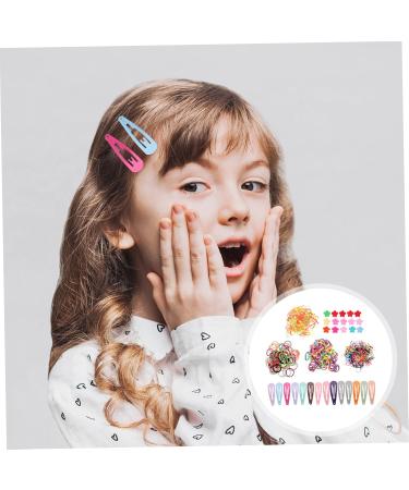 FRCOLOR Baby Set children's headgear ponytail holders kids hair accessory kit girl hair ties kit tiny hair clips hair clips for bows small hairpins infant suit baby snap clip Nylon Kids - Buy Online on GoSupps.com