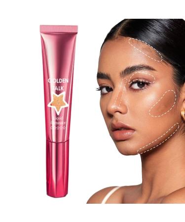 Ruwshuuk Liquid highlighter liquid illuminator - 18ml lightweight liquid highlighter - Long-lasting liquid highlighter for bright illumination