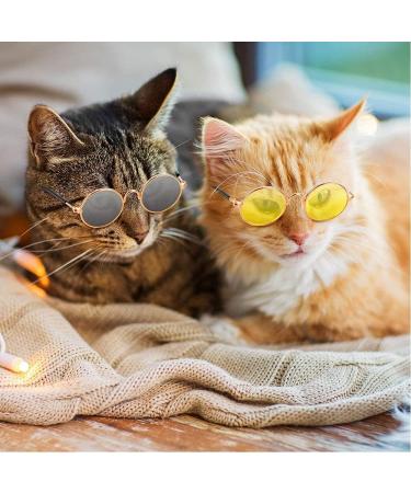 5 Pieces Pet Glasses | Fashion Sunglasses for Dogs & Cats | Retro Style Small & Medium Pet Sunglasses - Buy Online on GoSupps.com