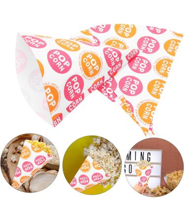 MAGICLULU 50pcs Popcorn Bag Christmas Gift Bags Mini Popcorn Boxes Treat Bags Food Packaging Bags For Clear Goody Bag Party Gift Bags Cardboard Popcorn Boxes Biscuit Cone Paper Child - Buy Online on GoSupps.com