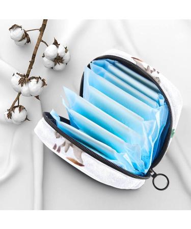 Cartoon Fox & Rabbits Sanitary Napkin Storage Bag - Portable Period Pocket for Women & Teen Girls - Menstrual Cup Holder - Colorful & Silent Insert Holder - Buy Online on GoSupps.com