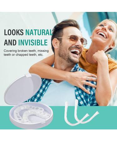 Fake Teeth Veneers Dentures Socket - Regain Confident Smile | 1 Pair - Buy Online on GoSupps.com