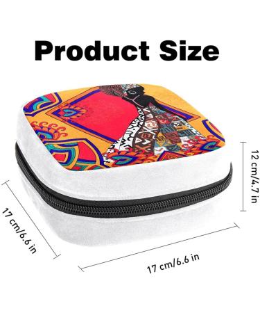 GIAPB African Art Tribal Woman Sanitary Napkin Storage Bag - Period & Tampon Makeup Pouch Color380 - Buy Online on GoSupps.com