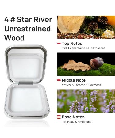 Solid Balm Solid Perfume Portable Compact Balm Perfume Ideal for Travel Natural Fragrance Natural Fresh Scent Suitable for Everyday Perfume Star River Unrestrained Wood - Buy Online on GoSupps.com