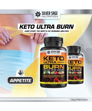 Silver Sage Nutrition Keto Ultra 1200mg Ketones | Premium Formula - Buy Online on GoSupps.com