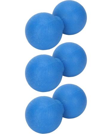 Ververt Touch Peanut Massage Ball Set - 3 Blue Fitness Yoga Balls for Muscle Relaxation & Recovery - Buy Online on GoSupps.com