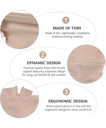 EXCEART Adjustable Compression Wrist Brace Gloves - Pain Relief & Support for Sports | Infused Nylon 80% | International Shipping Available - Buy Online on GoSupps.com