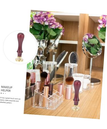 Beavorty Makeup Gadgets 2 Pcs Dispensing Plate Tool Makeup Eyeshadow Makeup Stamp Wood Tools Eyeshadow Makeup Stamp Vintage Stamps 1 count (Pack of 1) Brownx2pcs - Buy Online on GoSupps.com