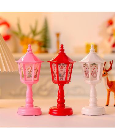 SAKEIOU Christmas Wind LED Electronic Candle Light Smokeless Desktop Lamp for Home Garden Yard Decoration New Year Gift Red - Buy Online on GoSupps.com