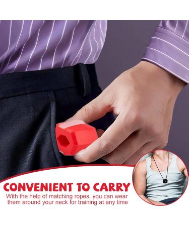 Wohlstand 3 Pieces Jawline Exerciser Jaw Exerciser Set Trainer for Face Mouth Jaw Training for Men Jaw Exerciser Comes with 3 Adjustable Neck Straps - Buy Online on GoSupps.com