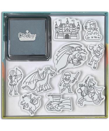 Buy Cr a Lign CL97 Knights and Dragons Stamp for Printing | International Shipping Available - Buy Online on GoSupps.com