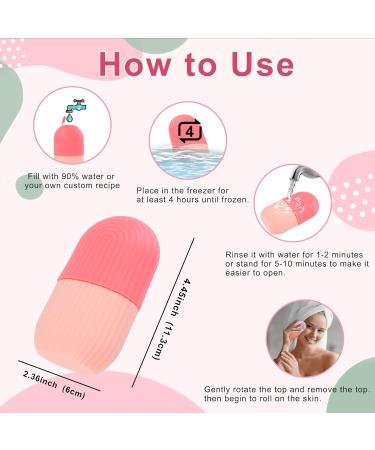 TaShow Ice Roller & Gua Sha Set - Silicone Facial Ice Cube for Brightened Skin & Shrink Pores (Pink) - Women s Face Massage Tool - Buy Online on GoSupps.com
