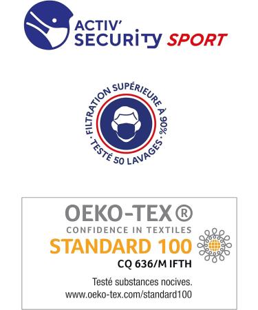 Thuasne Activ Security Sport Mask - ko-Tex Washable Fabric Ergonomic & Breathable for Daily & Sports Use - International Shipping Available - Buy Online on GoSupps.com