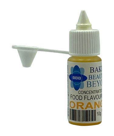 Baking Beauty and Beyond Concentrated Food Flavouring Oil - Dozen of Professional Quality Food Grade Flavouring Oil for Candy Making Baking Cooking Lip Balm and Lip Gloss - Orange (10ml)